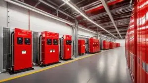 Photo Fire Protection for Energy Storage Systems